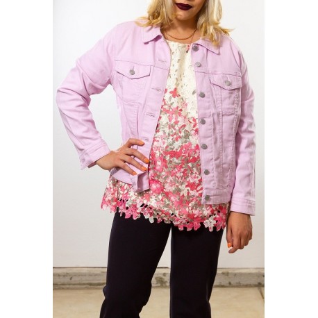 Plus Size Levi's Pink Denim Jacket Size 14/16 New